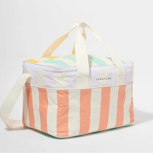 Sunnylife Multicolor Striped Cooler Bag NWT
